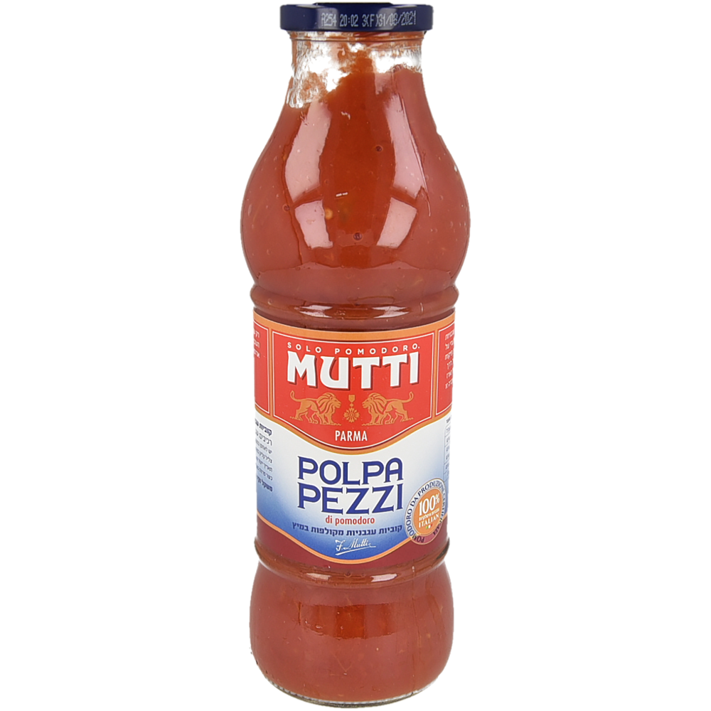 עגבניות מרוסקות רגילות 690 גרם Mutti