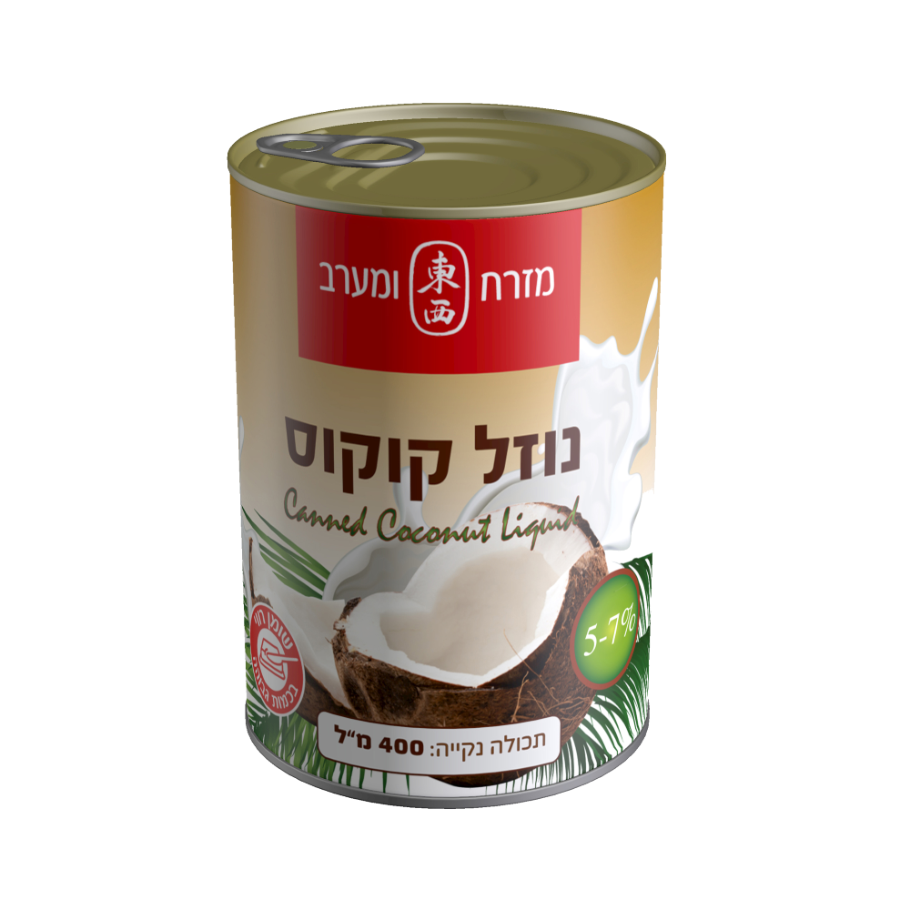 נוזל קוקוס מזרח ומערב 400 מ"ל