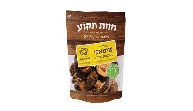 פטריות שיטאקי מיובשות בשמש חוות תקוע