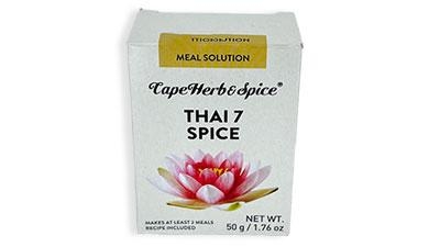 7 תבלינים תאילנדיים 50 גרם   Cape Herbs & Spices