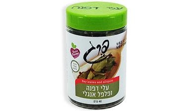 עלי דפנה ופלפל אנגלי 40 גרם פרג