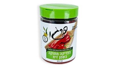 פפריקה מתוקה בשמן 120 גרם פרג