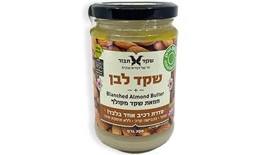 חמאת שקד מקולף שקד תבור 300 גרם, פרימיום