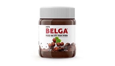 ממרח אגוזי לוז עם קקאו 350 גרם Belga