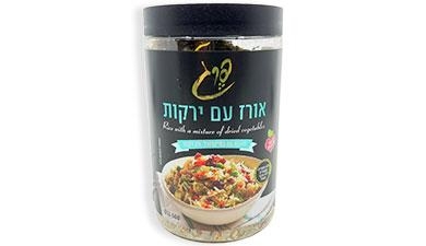אורז עם ירקות 500 גרם פרג
