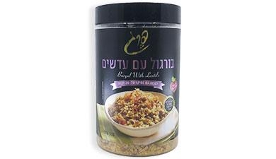 בורגול עם עדשים 500 גרם פרג, פרימיום