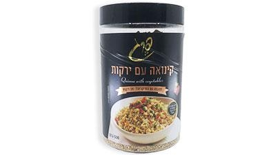 קינואה עם ירקות 500 גרם פרג